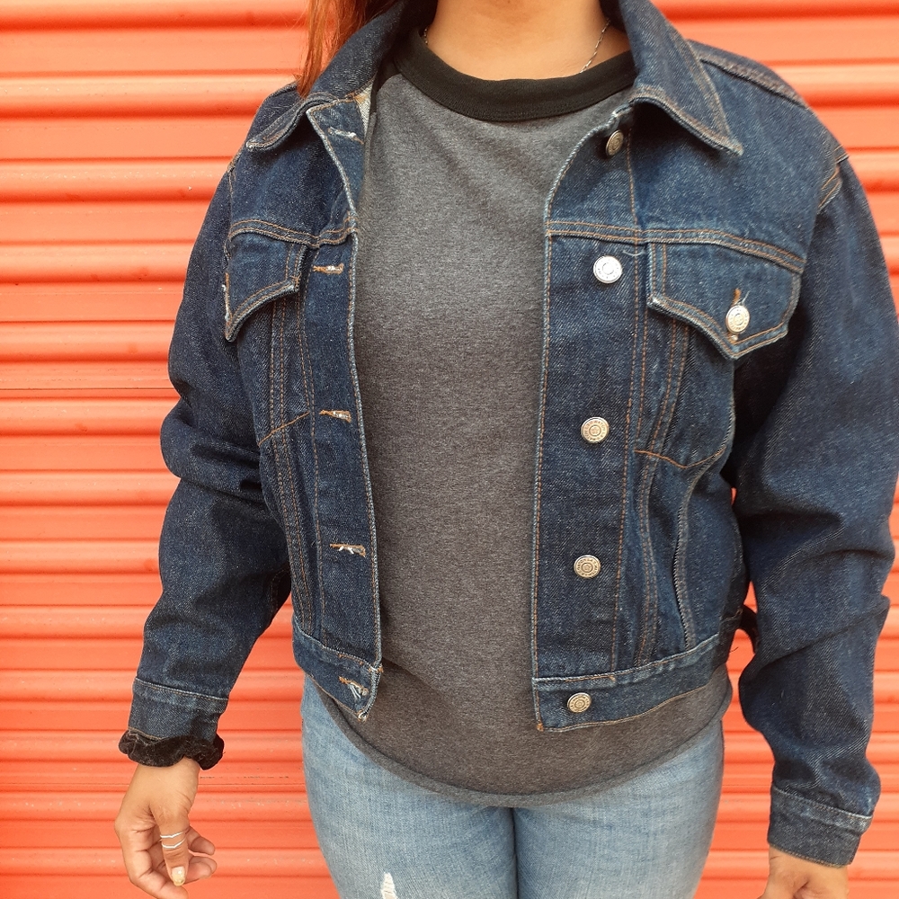 WATCH L.A. Denim jean Jacket Navy size L